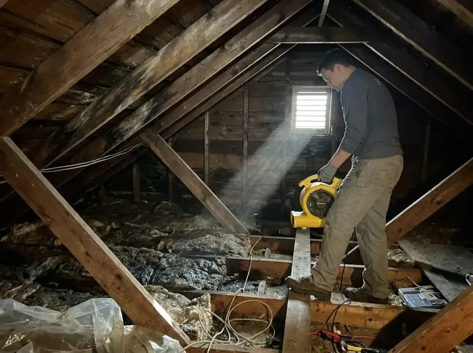 attic-water-damage-drying-proc-007 — frequently asked questions, Emergency Water Extraction & 24/7 Flood Response in Dillon,…
